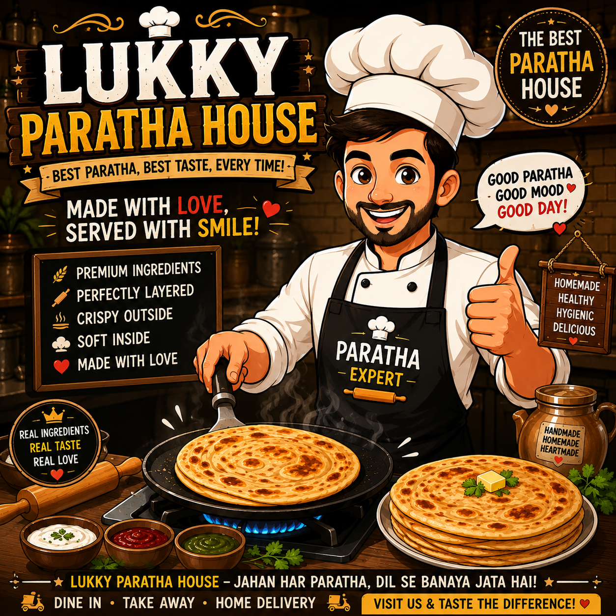 Lukky Paratha House — best paratha, best taste, every time